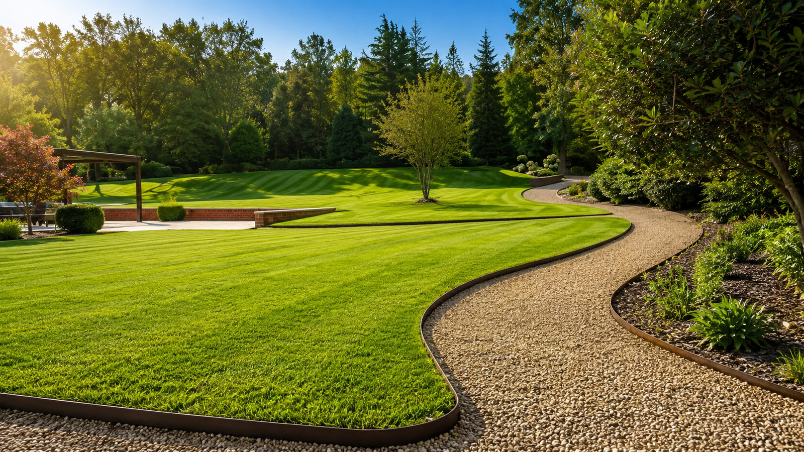 Clean lawn edges and borders